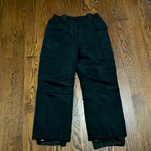 Arizona Sz 10/12, worn once, black snow/ski pants